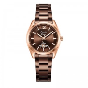 Alexandre Christie AC 8679 Rosegold Brown Lady LDBROBO